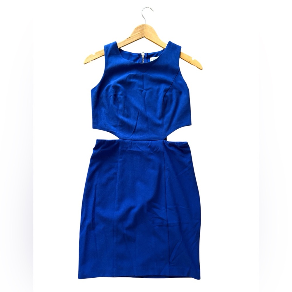 Women’s Dynamite Brilliant Blue Bodycon Cut-out Dress